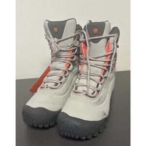 XPETI THERMATOR 8 GRAY INSULATED WATERPROOF PADDED BLACK HIKING BOOTS MEN US 9